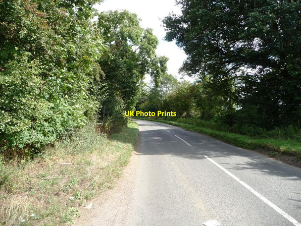 Photo 6"x4" Cople Road, heading east to Cople Chapel End\/TL0948 c2013