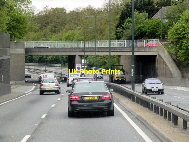 Photo 6"x4" East Rochester Way Falconwood, Riefield Road Bridge Bexley c2013