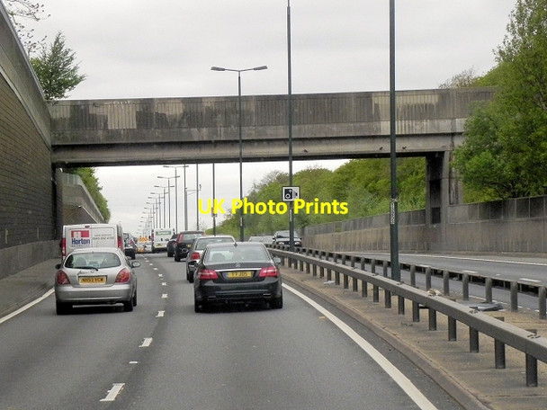 Photo 6"x4" A2, Footbridge at Eltham Bexley c2013