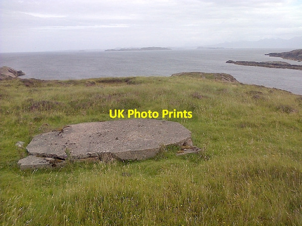 Photo 6"x4" Foundations of RAF Observation Post Mellon Udrigle c2013