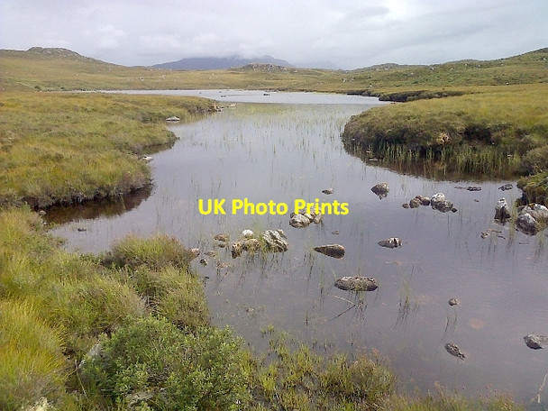 Photo 6"x4" Outflow, Loch na Claise C\u00c3\u00a0rnaich Drumchork\/NG8788 c2013