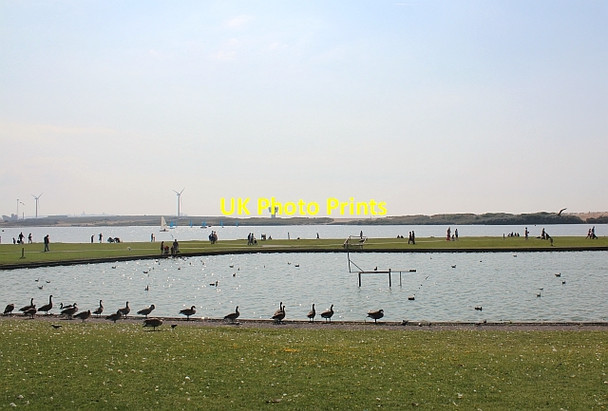 Photo 6"x4" Boating Lake, Seaforth Crosby\/SJ3198 c2013