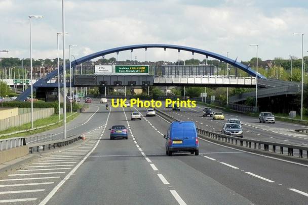 Photo 6"x4" Bridge Over the A102, Greenwich Greenwich\/TQ3977 c2013