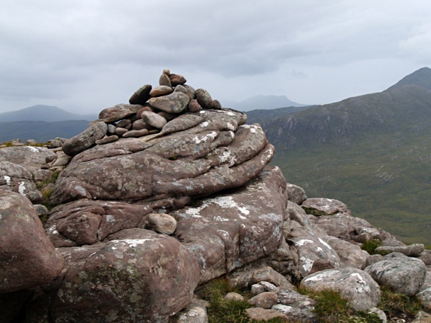 Photo 6"x4" Cairn, pt. 471m C\u00f9l Beag\/NC1408 c2008