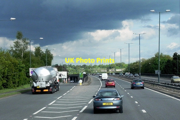 Photo 6"x4" Sidcup Bypass, Exit to A224 Foots Cray c2013