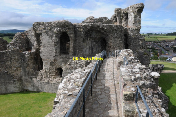Photo 6"x4" On the battlements of Denbigh Castle Denbigh\/Dinbych c2013