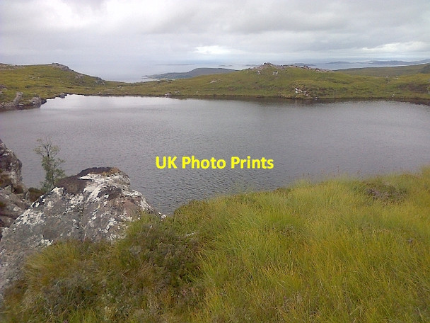 Photo 6"x4" Un-named Lochan Badrallach c2013