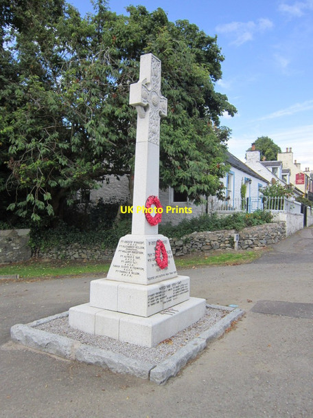 Photo 6"x4" The War Memorial at St John's Town Dalry St John's Town of Dalry c2013 P1