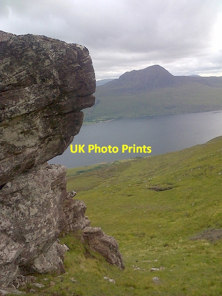 Photo 6"x4" Rock Outcrop Badrallach c2013