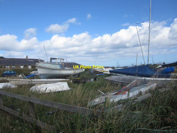 Photo 6"x4" Boat storage area, Low Newton-by-the-Sea Low Newton-by-the-Sea c2013