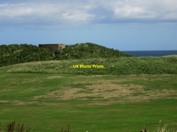 Photo 6"x4" Pillbox in the dunes, Embleton Bay Embleton\/NU2322 c2013