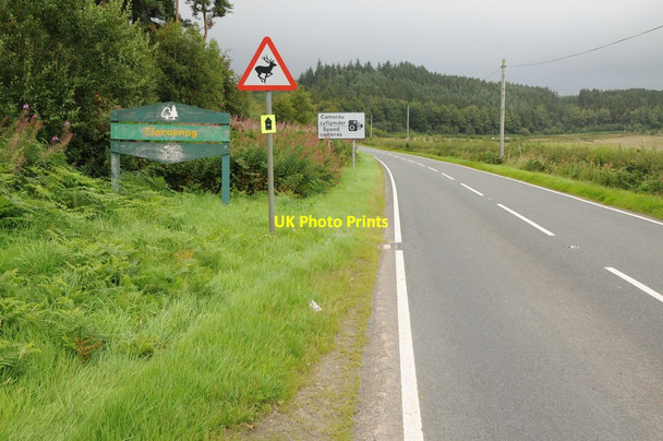Photo 6"x4" The B5105 entering Clocaenog Forest Llanfihangel Glyn Myfyr c2013