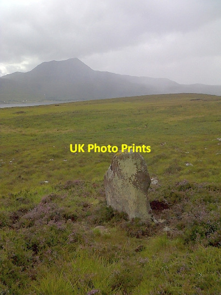Photo 6"x4" Standing Stone Badrallach c2013