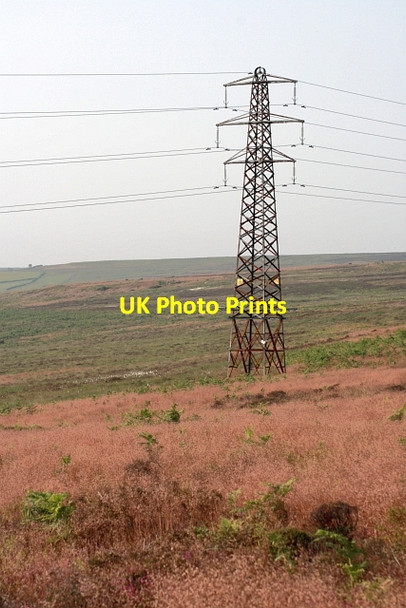 Photo 6"x4" Electricity Transmission Pylon Sleights\/NZ8607 c2013