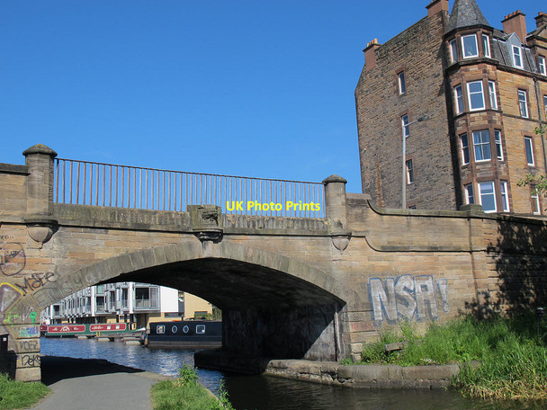 Photo 6"x4" Viewforth canal bridge \u00e2\u0080\u0093 west side Merchiston c2013
