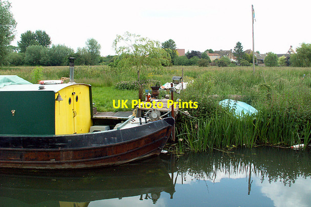 Photo 6"x4" Residential mooring at Fen Ditton Cambridge\/TL4658 c2006