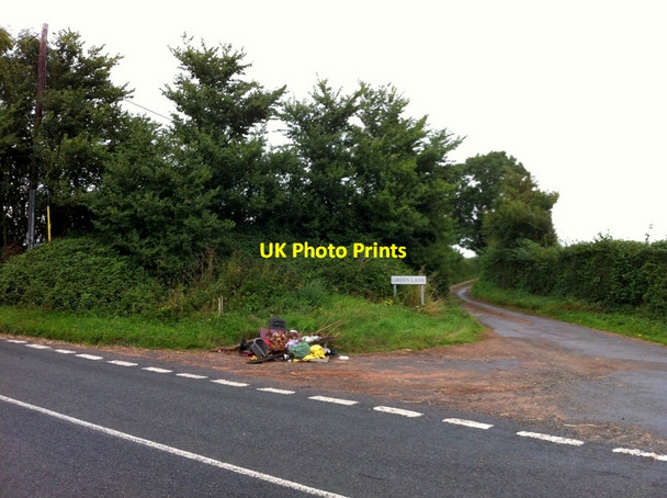 Photo 6"x4" Flytip by the B4224 Lea\/SO6521 c2013
