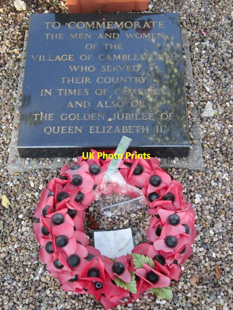Photo 6"x4" The war memorial  at Camblesforth Camblesforth c2013