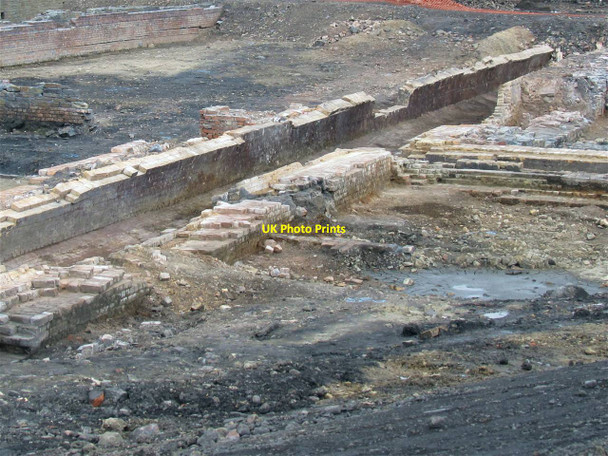 Photo 6"x4" Long arched channel at Cyfarthfa Ironworks excavation Merthyr Tydfil c2013