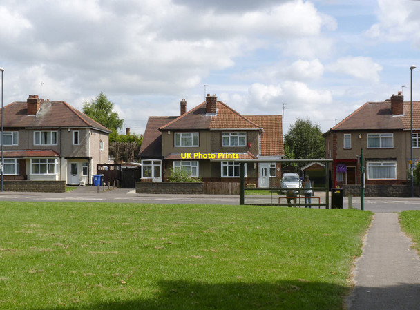 Photo 6"x4" Bus stop, Chellaston Road Allenton c2013