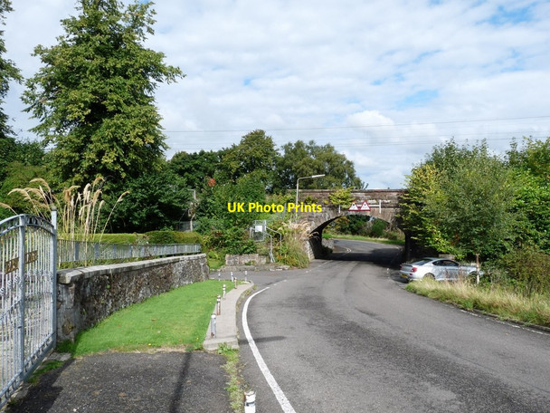 Photo 6"x4" Railway bridge on the B789 Langbank\/NS3873 c2013