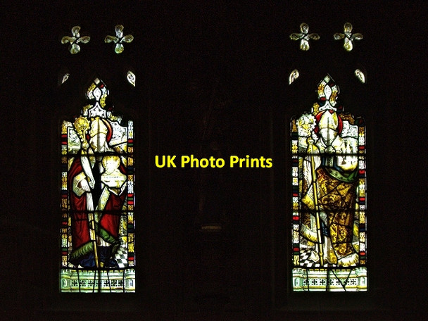 Photo 6"x4" Stained Glass at Clumber Chapel Carburton c2013