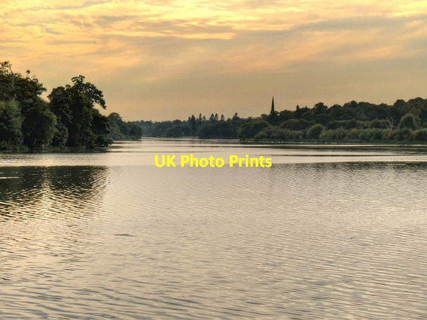 Photo 6"x4" Clumber Lake Hardwick Village c2013