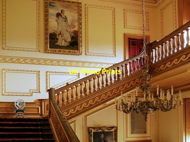 Photo 6"x4" Stairway, Belton House Belton\/SK9239 c2013