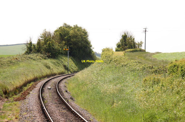 Photo 6"x4" The line to Williton Watchet c2013