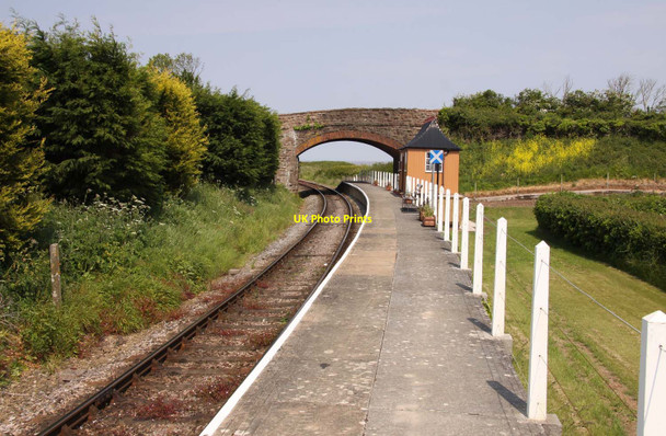 Photo 6"x4" Doniford Halt station Watchet c2013