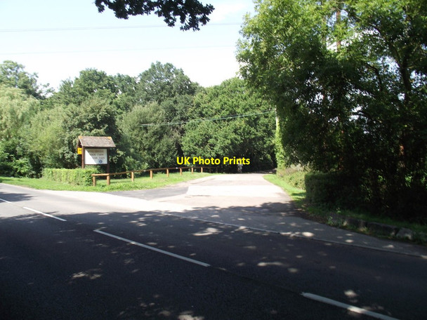 Photo 6"x4" Entrance to Wools Bridge Manor caravan Park Ashley Heath\/SU1104 c2013