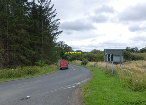 Photo 6"x4" Postie on his rural round Nunnykirk c2013
