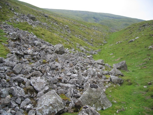 Photo 6"x4" Dry valley above Cliff Beck valley Muker c2008