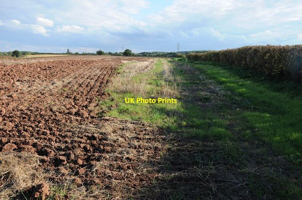 Photo 6"x4" Ploughed field at Doverdale Doverdale c2013