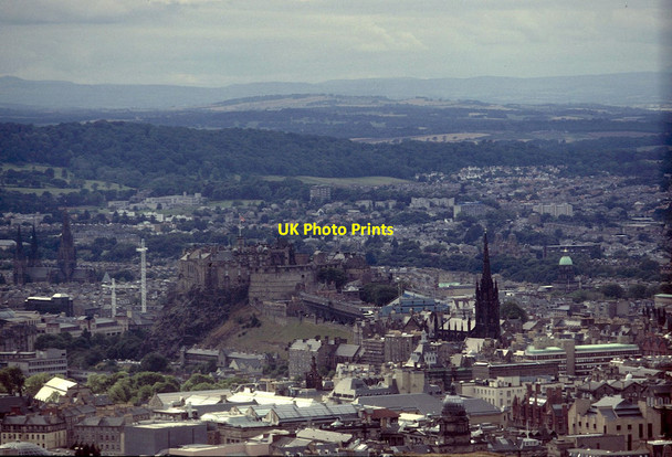 Photo 6"x4" Edinburgh Castle from Arthur's Seat Edinburgh c1994