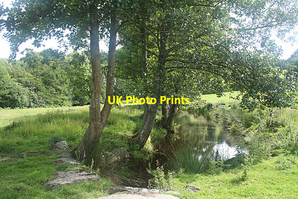 Photo 6"x4" Chagford: leat to mill at Yeo Frenchbeer c2013