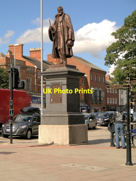 Photo 6"x4" Statue of Frederick Tollemache, Grantham Grantham c2013