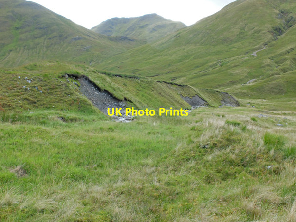 Photo 6"x4" Glacial debris in An Caorann M\u00c3\u00b2r An Cnapach c2013