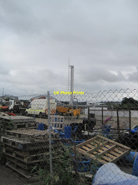 Photo 6"x4" Construction Work by the River Clyde Govan c2013