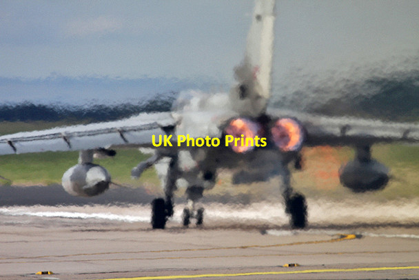 Photo 6"x4" Full power on the runway at RAF Lossiemouth Lossiemouth c2013