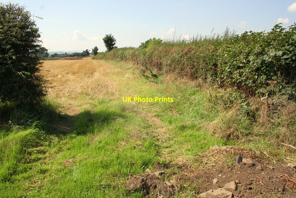 Photo 6"x4" Stubble field south of East Farm Patrick Brompton c2013