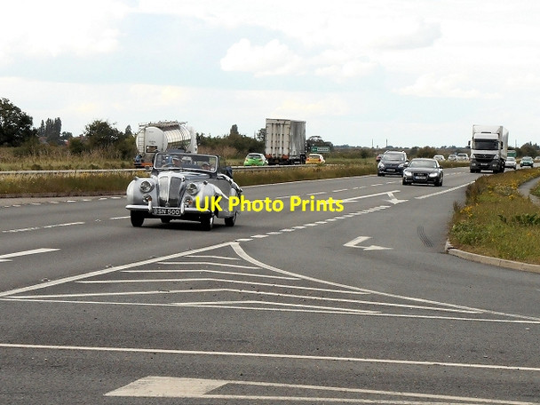 Photo 6"x4" Southbound A1 near Doddington Askerton Hill c2013