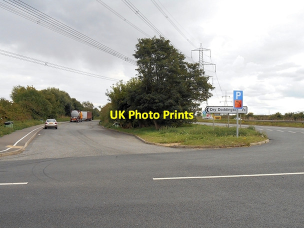 Photo 6"x4" Layby on the A1 near Doddington Askerton Hill c2013