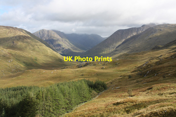 Photo 6"x4" Moorland north of Meall Ligiche Meall Lighiche c2013