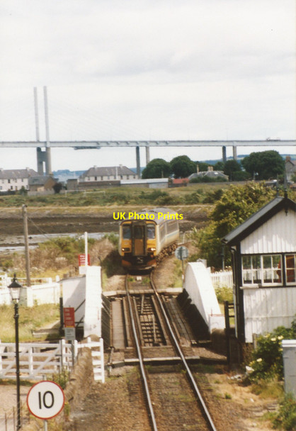 Photo 6"x4" Railway swing bridge across the Caledonian Canal Inverness c1995