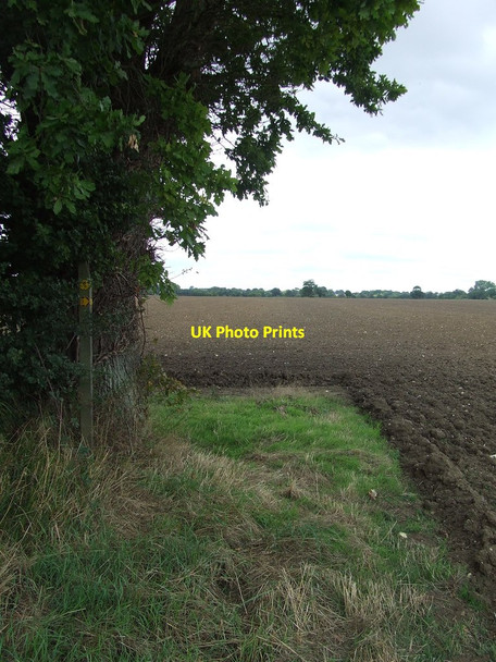 Photo 6"x4" Footpath Junction Fressingfield c2013