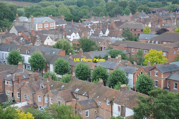 Photo 6"x4" The rooftops of Pershore Pershore c2013