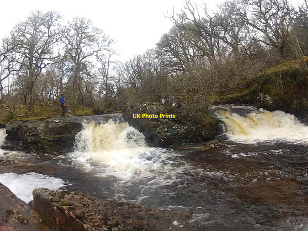 Photo 6"x4" Waterfall on the River Loy Muirshearlich c2012