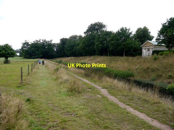 Photo 6"x4" Path around the Blickling Estate Aylsham c2013