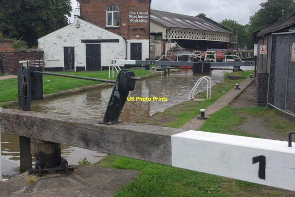 Photo 6"x4" Lock no 1, Dee Branch, Shropshire Union Canal Chester c2013
